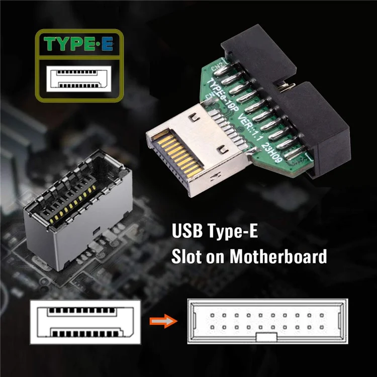UC-141-TC004 Type-E IDC Socket USB 3.1.