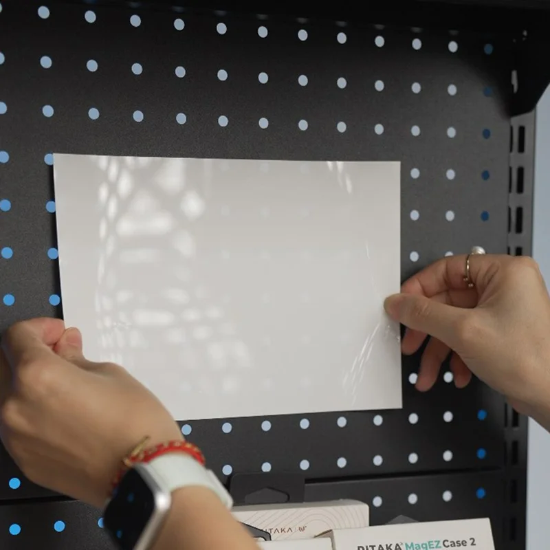 10Pcs 45x60cm Self-Adhesive PET Erasable Graffiti Whiteboard Sticker Removable Home Office Writing Wall Decal