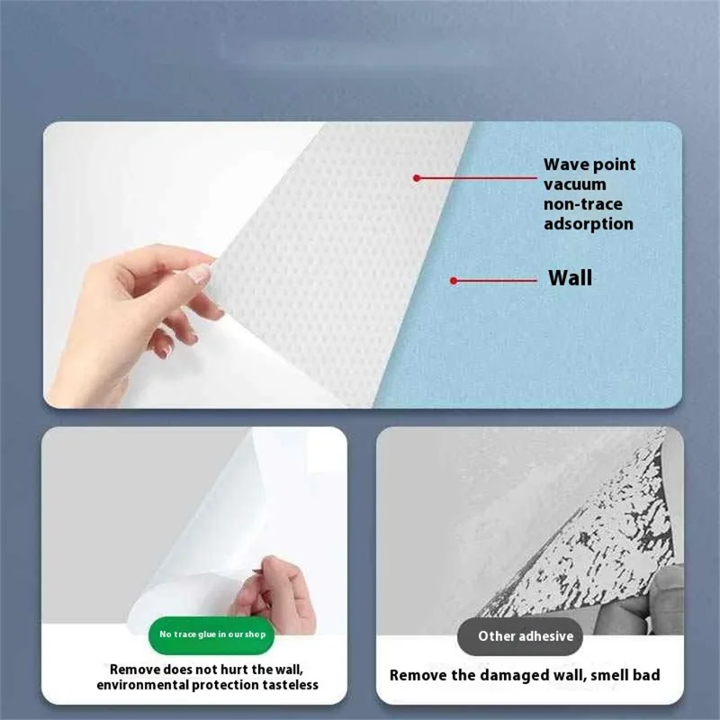 10Pcs 45x60cm Self-Adhesive PET Erasable Graffiti Whiteboard Sticker Removable Home Office Writing Wall Decal