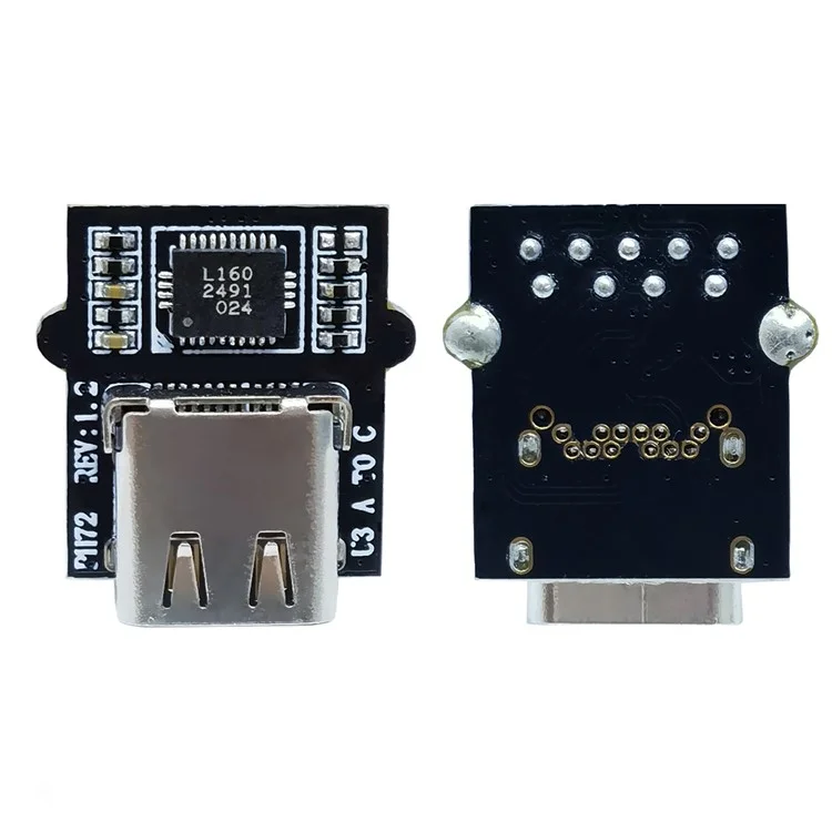 CN-031 Conector hembra tipo C DIY con chip VL160 para reemplazar conector hembra DIP USB3.0 tipo A