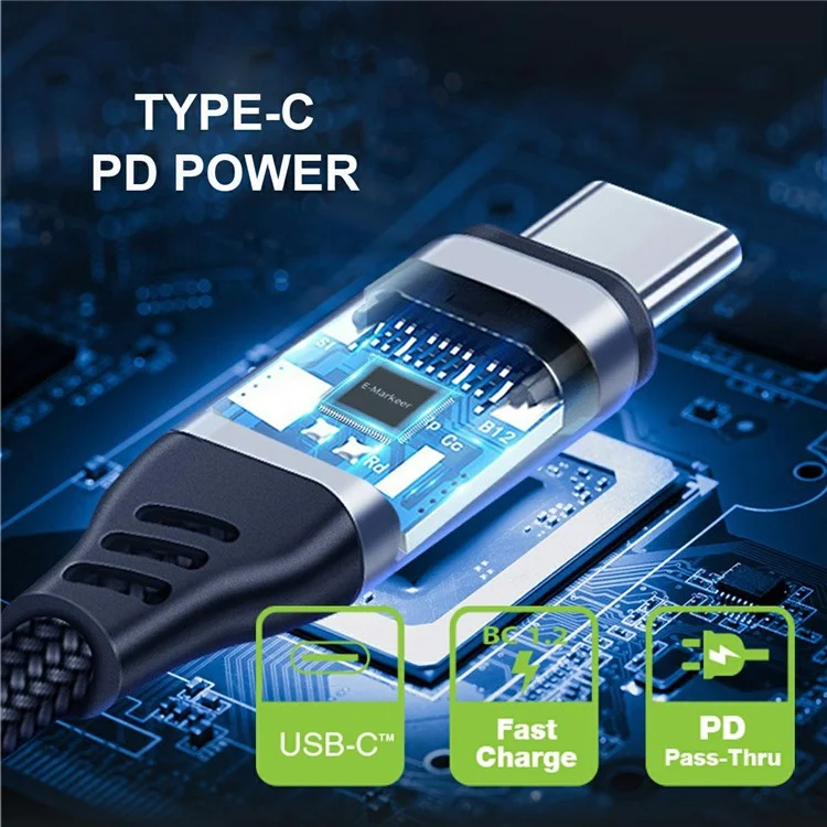 UC-174 Type C Voltage Current Power Capacity Working Time Ammeter Voltmeter USB C Digital Multimeter