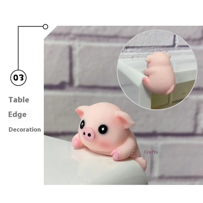 Decorazione da scrivania per monitor del computer Figura ornamentale animale carino per computer TV - Orso