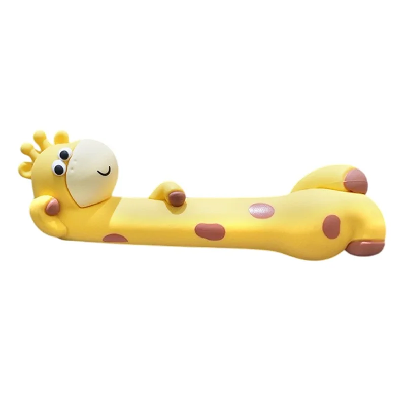 2803 Giraffe Design Mini Figurine Screen Decoration Car Dashboard Ornament Computer Monitor Figure - C