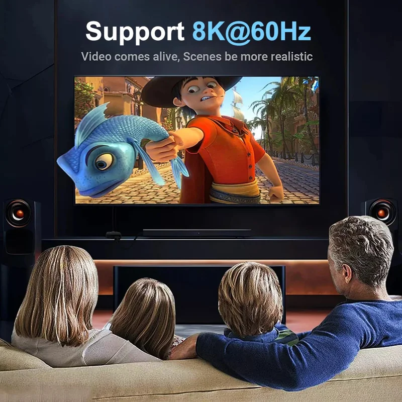 TYPE C Bidirectional Switcher USB C 2 In 1 Out Converter 40Gbps 8K Video Output Support 100W Fast Charging