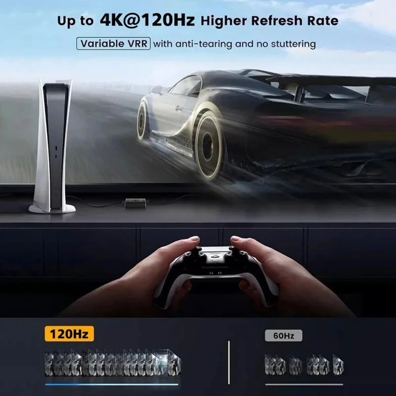 TYPE C Bidirectional Switcher USB C 2 In 1 Out Converter 40Gbps 8K Video Output Support 100W Fast Charging