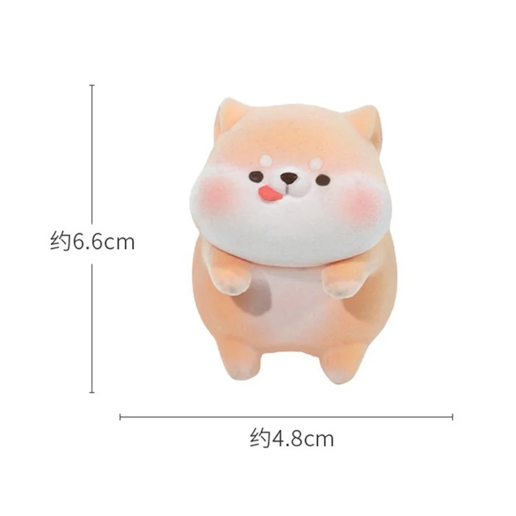 BABY STORY BB2836-1 Vinyl Figure Decorative Ornament Flocking Mini Statue for Car / Desktop / Monitor - Capybara