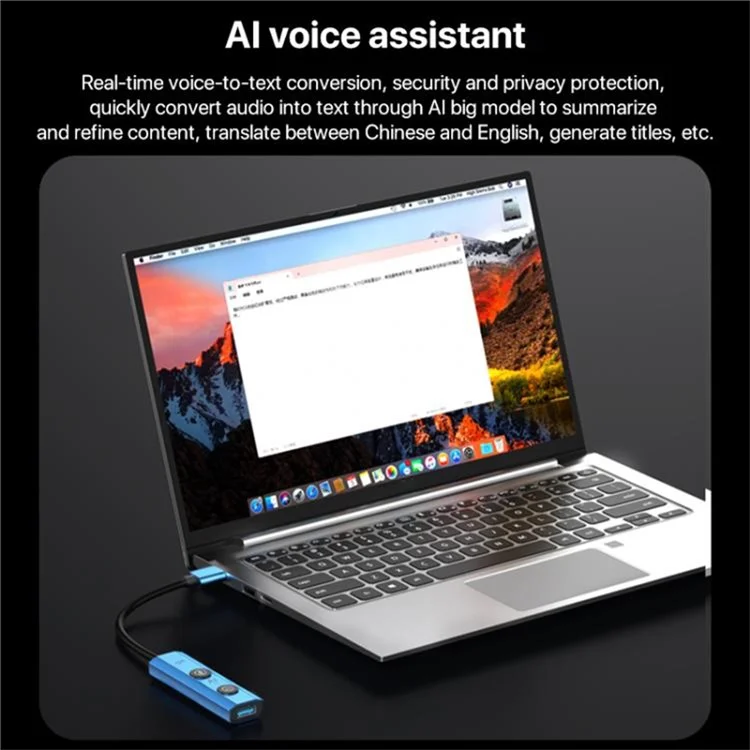 YCE V295A 5 в 1 USB3.0 Концентратор Алюминиевый сплав Многофункциональная AI Станция расширения - Синий