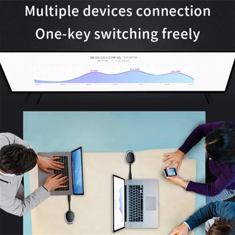 Kit Trasmettitore e Ricevitore Wireless HD G52+R18 4K per Mirroring Schermo per PC / TV / Proiettore