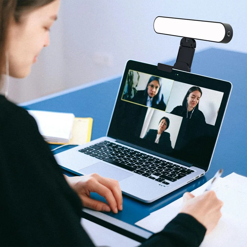 Barra de Luz LED para Monitor de Ordenador con Control Táctil Inteligente, Regulable, Lámpara de Lectura con Mando a Distancia