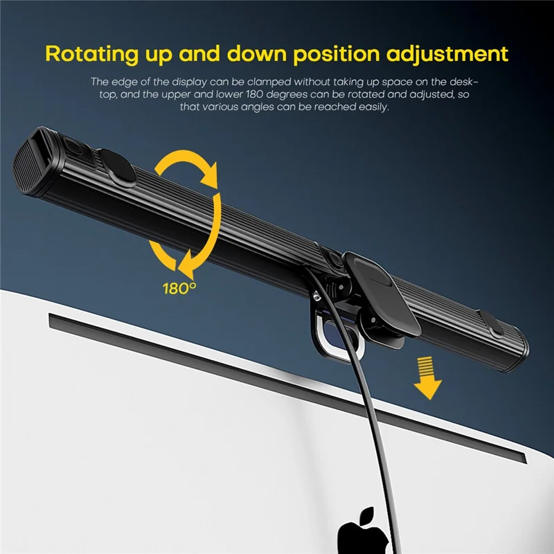 BY-03 Computer Monitor Light Bar Magnetic Eye-Caring Monitor Lamp Ambient Lighting for Video Conferencing / Streaming