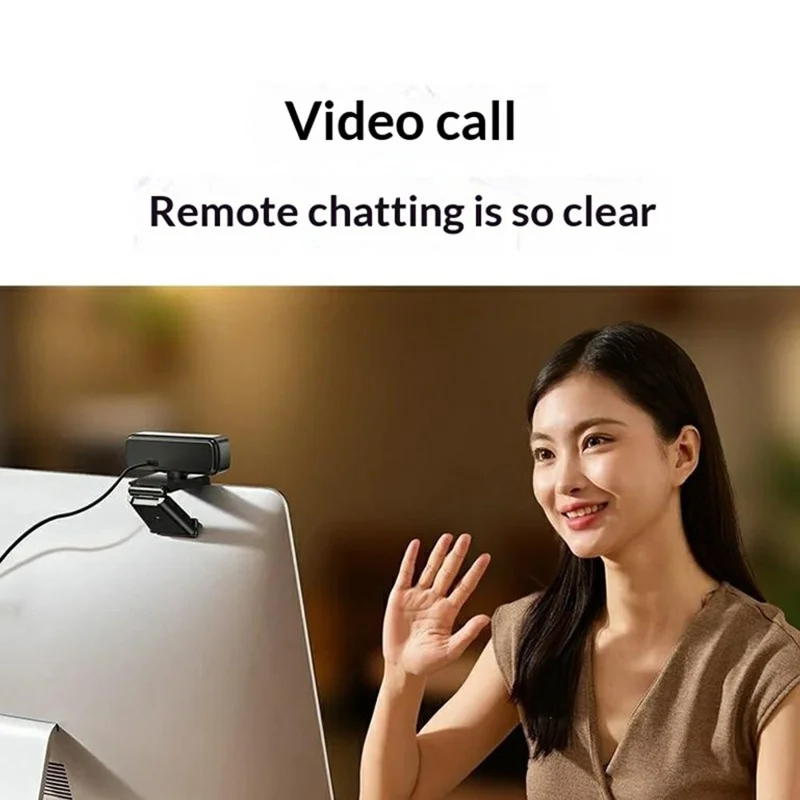 UGREEN CM925-75587 USB Webcam 1080P HD Camera Built-in Dual Microphone for Video Conference - Black