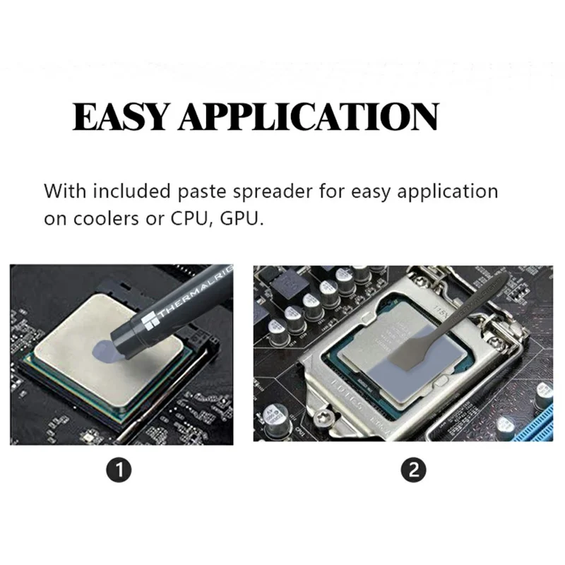 Pasta Térmica THERMALRIGHT TF7 2g 12,8 W/mK de Dissipação de Calor para CPU GPU Dissipador de Calor