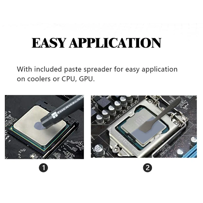 Pasta Térmica THERMALRIGHT TF7 4g 12.8W/mK Compuesto para Disipador de CPU y GPU - Gris