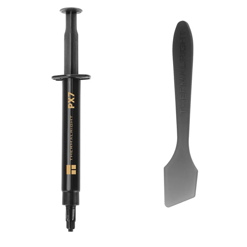 THERMALRIGHT PX7 2,5 g Pasta Térmica para CPU 12,9 W/mK, Composto de Alta Performance para Dissipação de Calor com Espátula