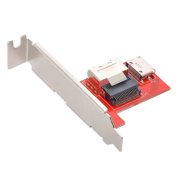 SF-041 Pci-express 4.0 Mini SAS SFF-8087 a Oculink SFF-8611 Adaptador Femenino PCBA Con Soporte