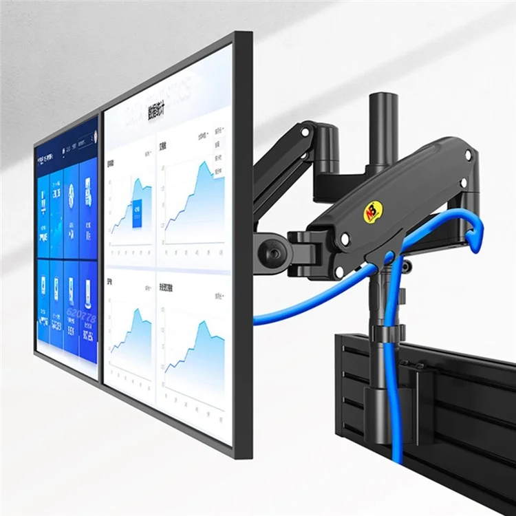 North Bayou M80 22-32 Zoll Dual Screen Computer Monitor Halter Einstellbarer Monitor Support Armhalterung