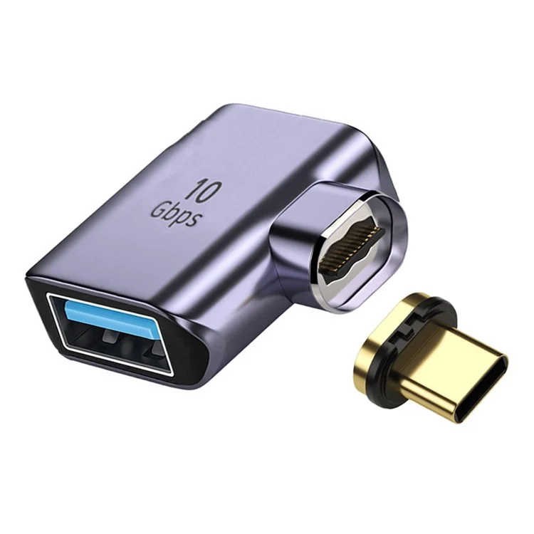 UC-028-AF Magnetic USB-C Мужчина-usb-a Адаптер Колек-адаптер 10 Гбит / с Преобразователя Передачи Данных