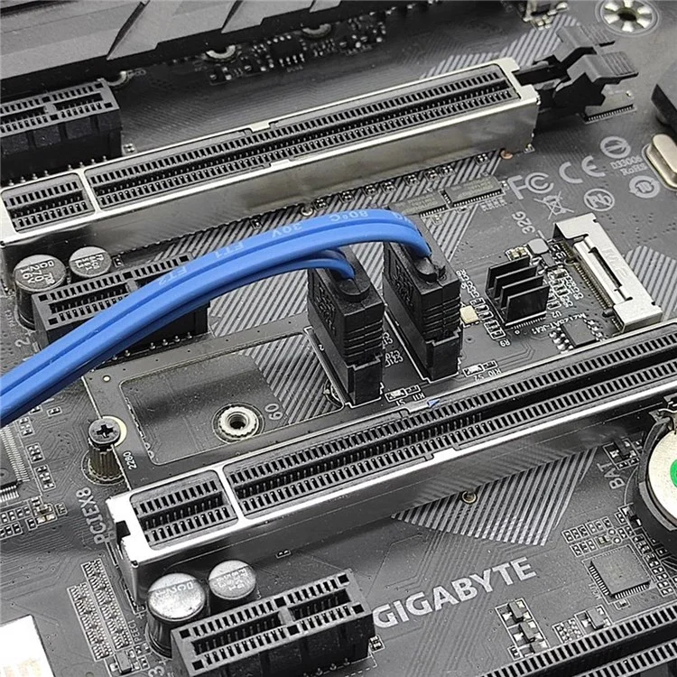 SA-042 NGFF Key b + m PCI Express à SATA 3.0 22 * ​​80 mm 6 Gops Double Ports Adaptateur Convertisseur Drive D'extension Drive JMB582 2280