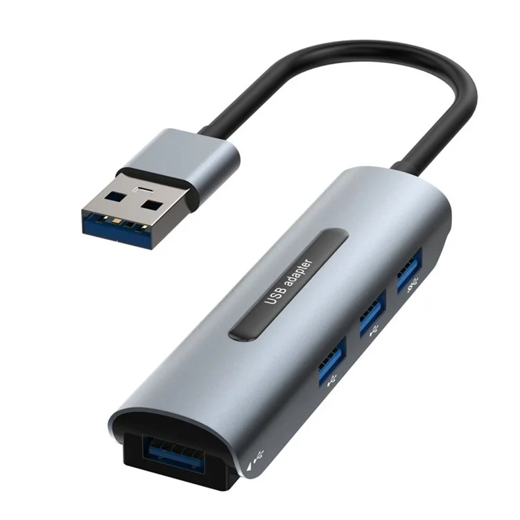 V200C 4-in-1 Aluminiumlegierung USB Ein Hub-adapter an USB 2.0 USB 3.0-ports Für Computer-pc