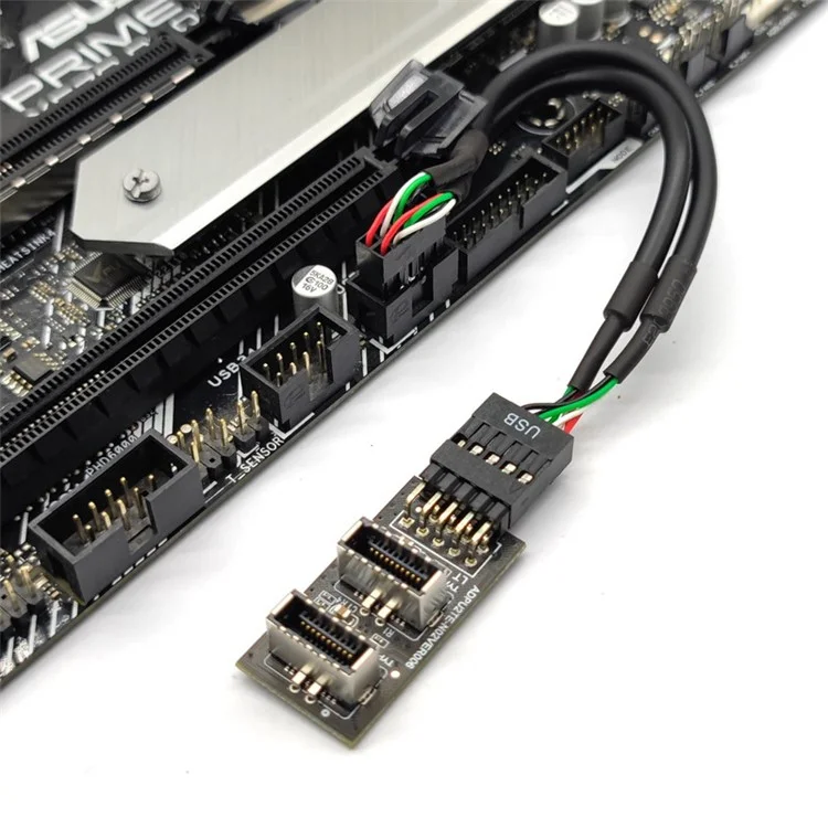 UC-022 Dual USB 3.1 Переплетка Передняя Панель Key-A Type-E до USB 2.0 9pin 10pin Header Header Advension Advension