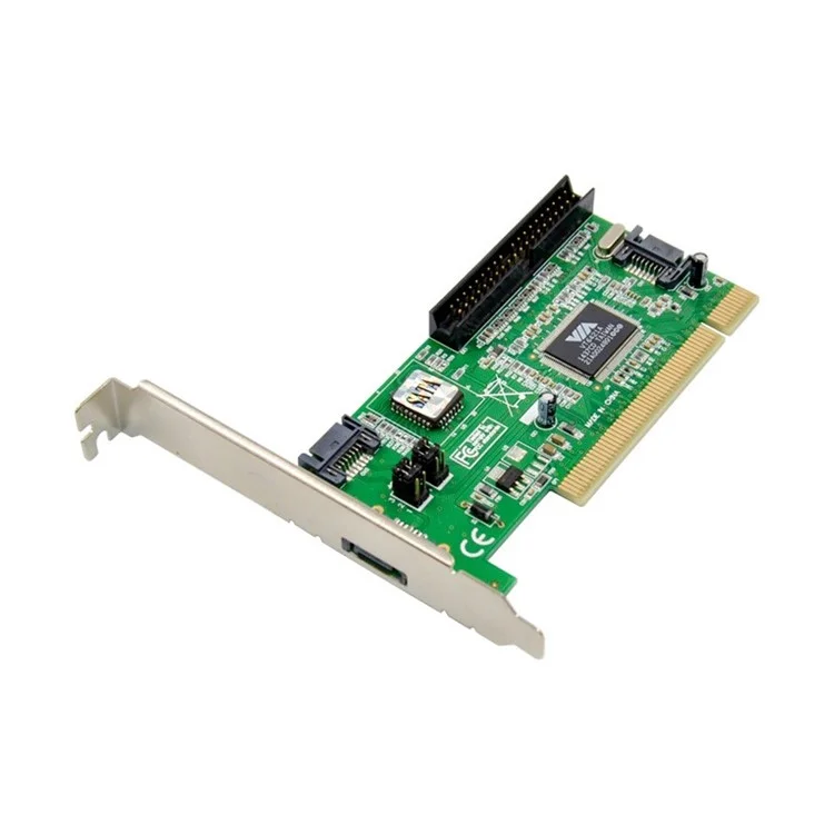 PCI VT6421 Adaptador PCI IDE+SATA-150 RAID la Tarjeta Convertidor de Matriz Admite PATA UDMA 6 Transmisión