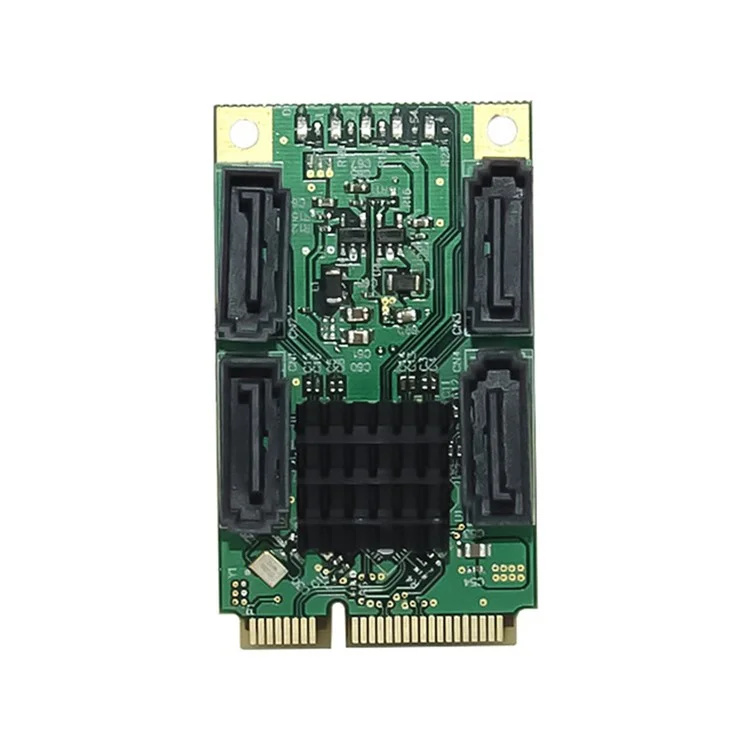 Mini PCI-E 88SE9215 4-Port SATA 6G Expansion Card SATA-3 Hard Disk Conversion Adapter Card