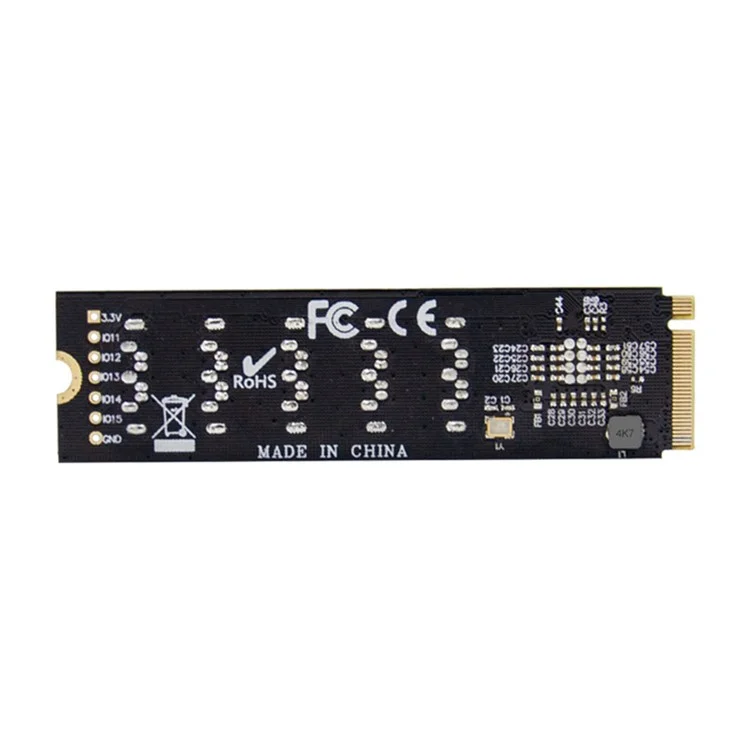 M.2 M-key JMB585 5 Porta SATA 6G SATA-3 Cartão de Conversão de Expansão de Armazenamento