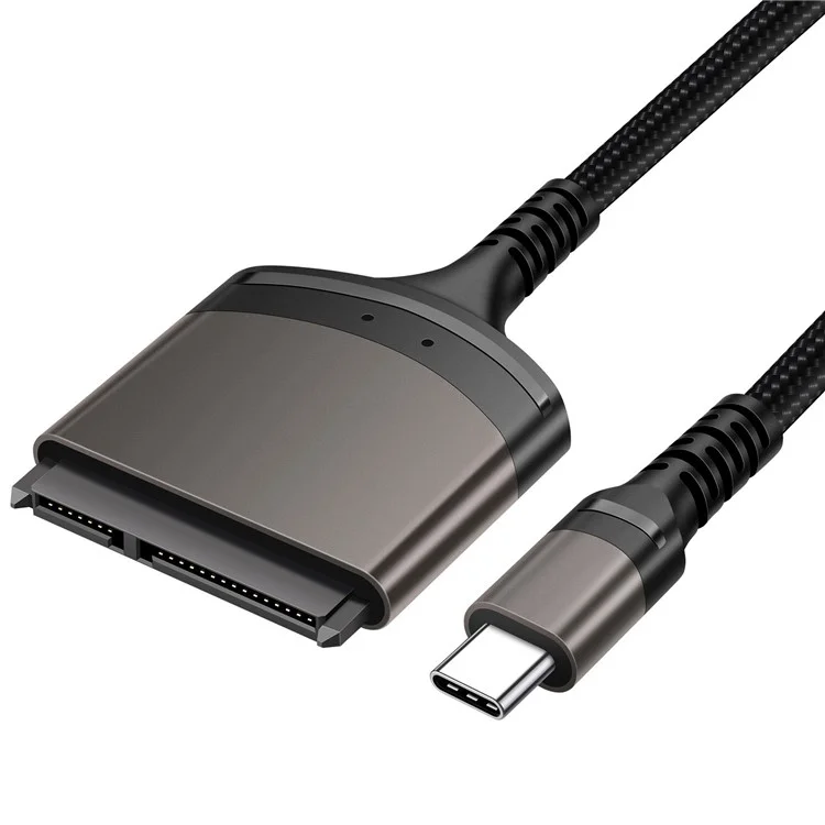 UC-146-SL 5Gbps USB-C to SATA 22-Pin Type-C Adapter Cable for 2.5'' Hard Disk Driver SSD Laptop (Total Length: 25cm)
