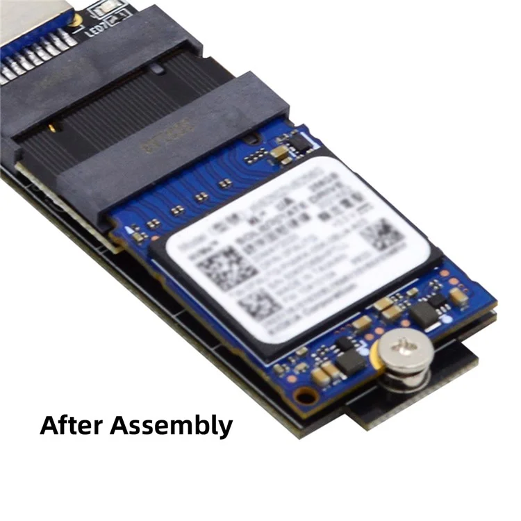 SA-047 NGFF B+M Key NVME M-Key 2230 para 2242 Adaptador de Extensão Macho para Fêmea Cartão para 2230 2242 SSD