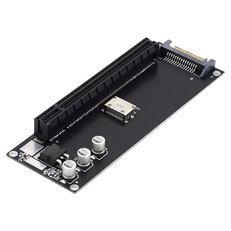 Oculink SFF-8612 SFF-8611 zu PCIE PCI-Express 16x 4x Adapter mit SATA-Stromport für Mainboard