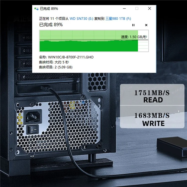 UC-104 USB 3.2 Gen2 Type-C 20Gbps USB-C to PCI-E 4X Express Card Adapter for Desktop Motherboard (ASM3242 Chip)