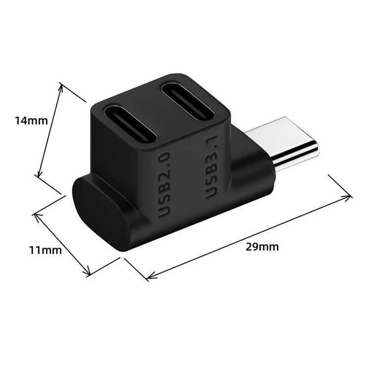 UC-068-2F 10gbps USB3.0 Tipo-c Masco Para Dado Feman Adaptor de Dados de Dados de Poder