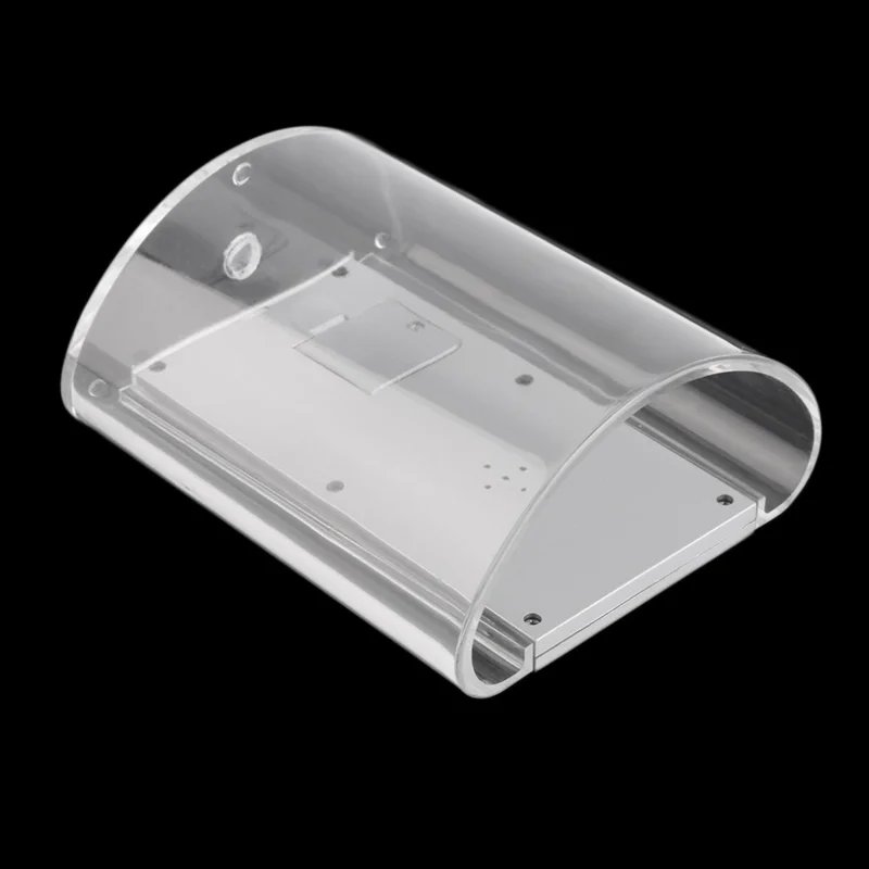 Multifunction Transparent Electronic Perpetual Calendar Pen Holder Time Temperature Display Desktop Storage Bucket