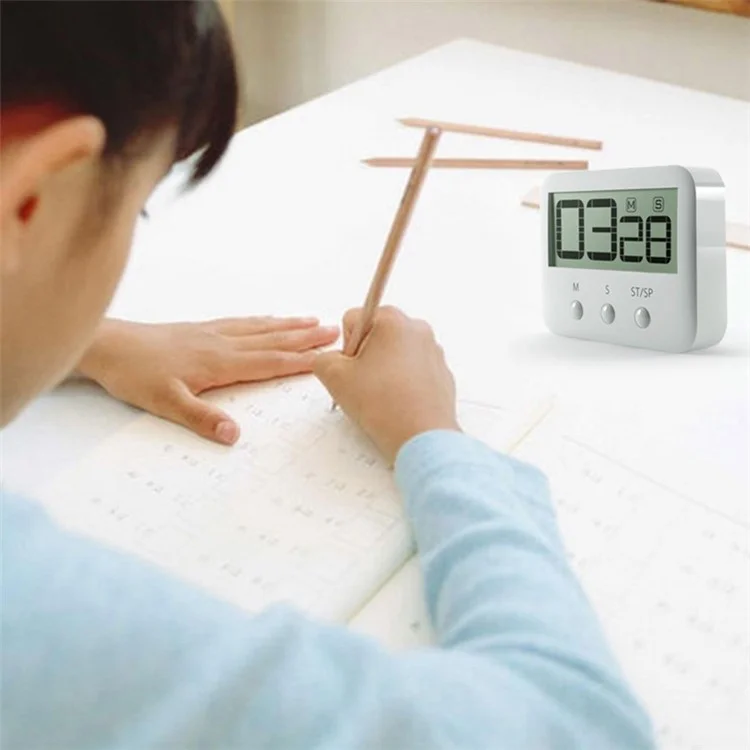 Temporizador Digital de Cozinha 118S Temporizador Magnético de Contagem Regressiva Temporizador de Cozinha com Alarme Forte para Cozinha Professores Estudantes Jogos Crianças Reuniões
