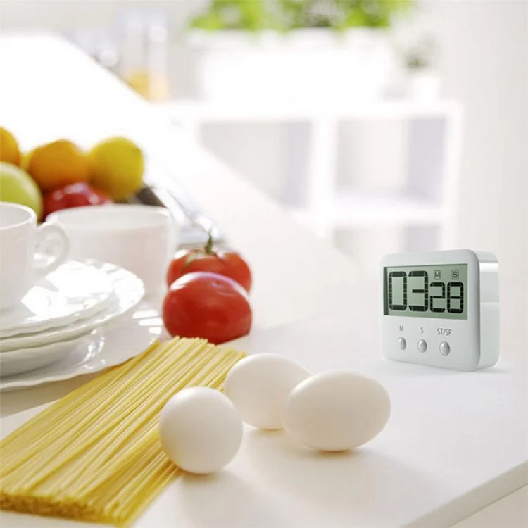 Temporizador Digital de Cozinha 118S Temporizador Magnético de Contagem Regressiva Temporizador de Cozinha com Alarme Forte para Cozinha Professores Estudantes Jogos Crianças Reuniões