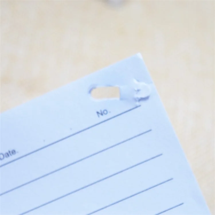 No Staple Paper Loose Leaf Stapler Home Office Needleless Stapler Paper Binder - Random Color