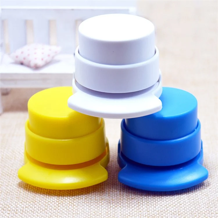 No Staple Paper Loose Leaf Stapler Home Office Needleless Stapler Paper Binder - Random Color
