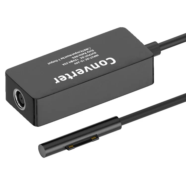 PW-016-7450MM DC 7.4x5.0mm Jack 65W 20V Carregador Adaptador 15V-24V para Surface Pro 3 / 4 / 5 / 6 / 7 / 8 / 9 Conversor