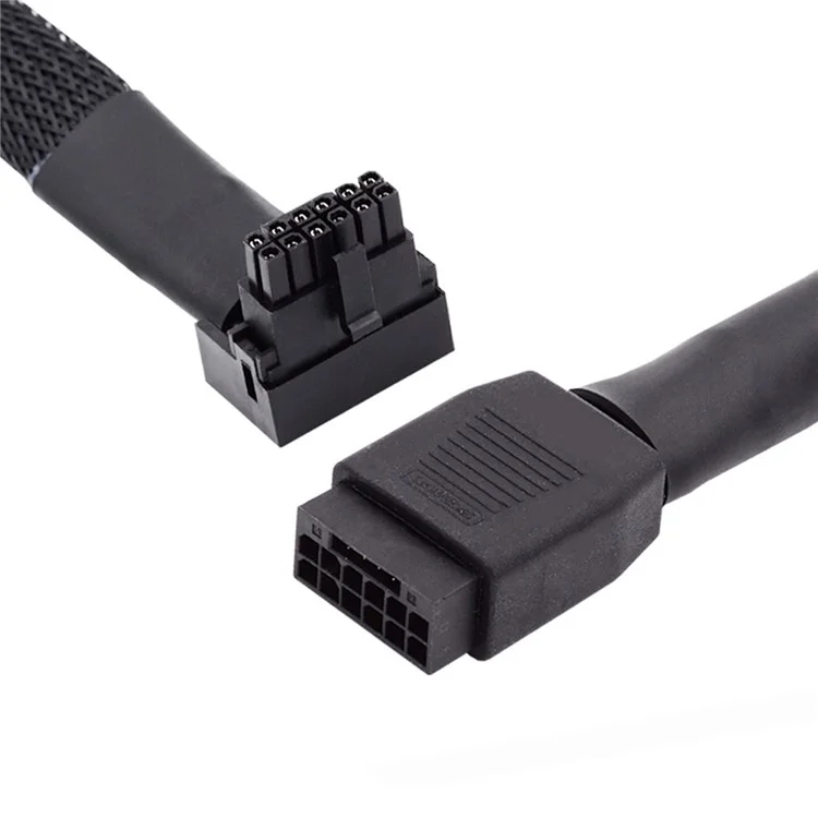 PW-043-DN 12VHPWR ATX3.0 PCI-E 5.0 Power Modular Down Angled Extension Cable for 3080 3090TI PSU 16Pin 12+4P Graphics Card