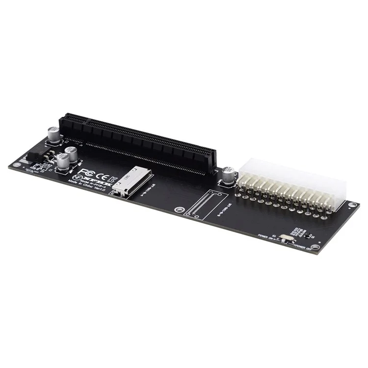 SF-066 Oculink 8X SFF-8612 SFF-8611 to PCIE PCI-Express 16X Adapter with ATX 24-Pin Power Port for Mainboard Graphics Card
