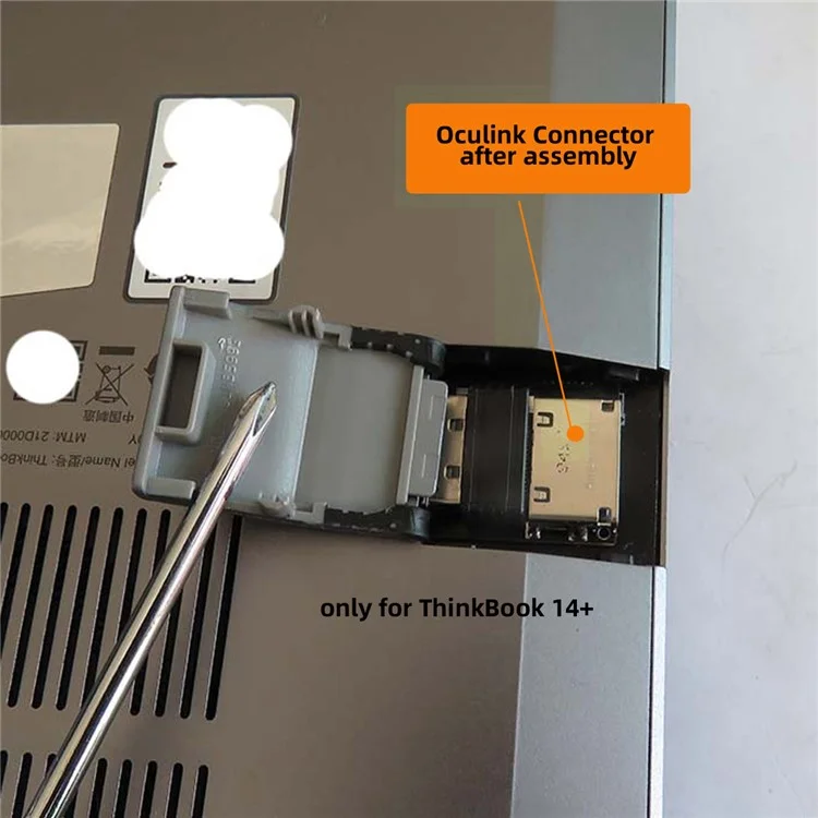 PCI-E 3.0 M.2 M-key zu Oculink SFF-8612 SFF-8611 Host-Adapter für ThinkBook 14+ Laptop Externe Grafikkarte & SSD