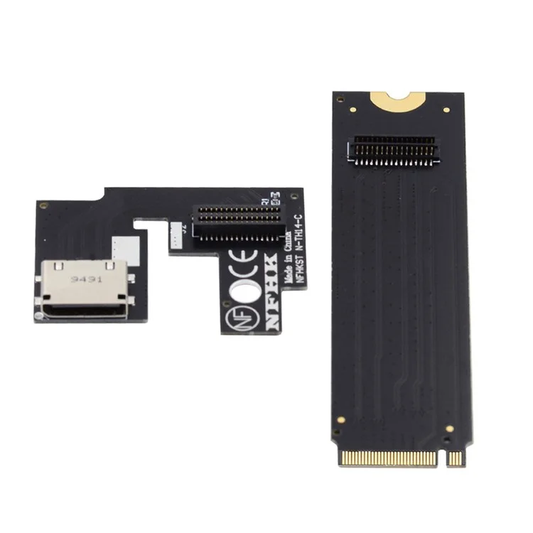PCI-E 3.0 M.2 M-key zu Oculink SFF-8612 SFF-8611 Host-Adapter für ThinkBook 14+ Laptop Externe Grafikkarte & SSD