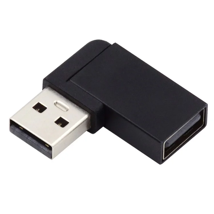 U3-018-LF 10 Гбит / с USB3.0 Мужчина-адаптер Удлинителя до Самок 90 Градусов с Левым Угловым Типом Видеодаптер