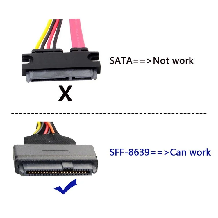 SA-083 PCI-E 4.0x4 Lane to U.3 Kit SFF-8639 Host Adapter for Motherboard PM1735 NVMe PCI-E SSD