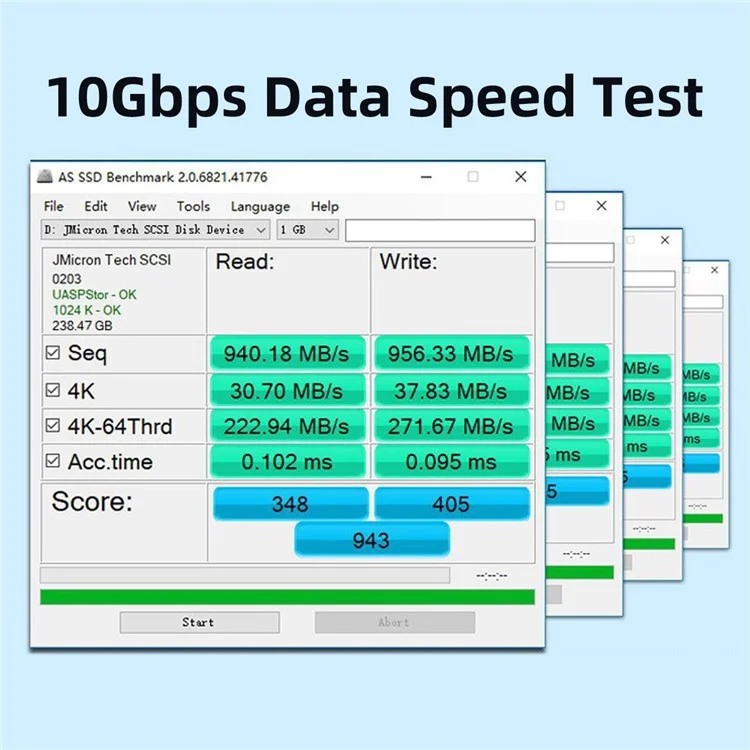 UC-070-TC007 USB 3.0 Type-A Male to USB 3.1 Type-C Male Connector 10Gbps Data Transfer Charge Adapter