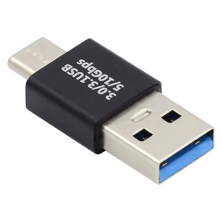 UC-070-TC001 Schneller Datentransfer USB 3.0 Stecker auf USB 3.1 Typ-C Stecker Ladeadapter für Laptop Smartphone