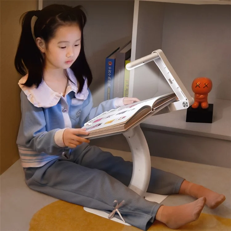 OATSBASF Supporto per libri da lettura multifunzione, regolabile in angolazione, con luce notturna per lo studio dei bambini 