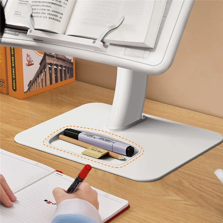 OATSBASF Supporto per libri da lettura multifunzione, regolabile in angolazione, con luce notturna per lo studio dei bambini 