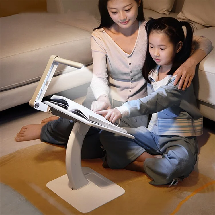 OATSBASF Supporto per libri da lettura multifunzione, regolabile in angolazione, con luce notturna per lo studio dei bambini 