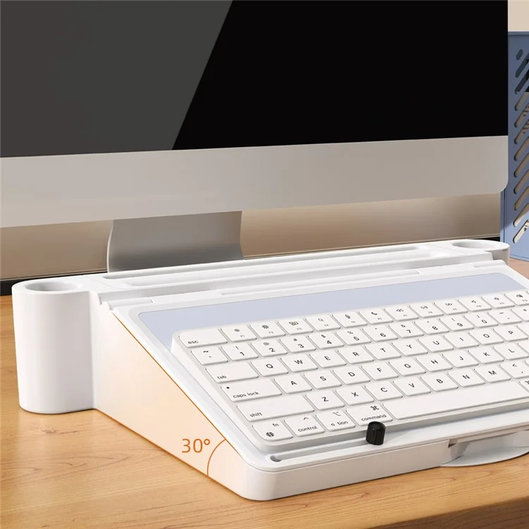 OATSBASF 3 in 1 Storage Writing Reading ABS+Silicone Table Multifunctional Portable Folding Learning Book Stand